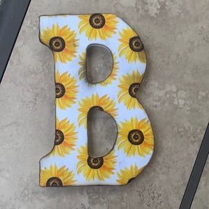 Sunflower Hanging Letter! FREE SHIPPING!